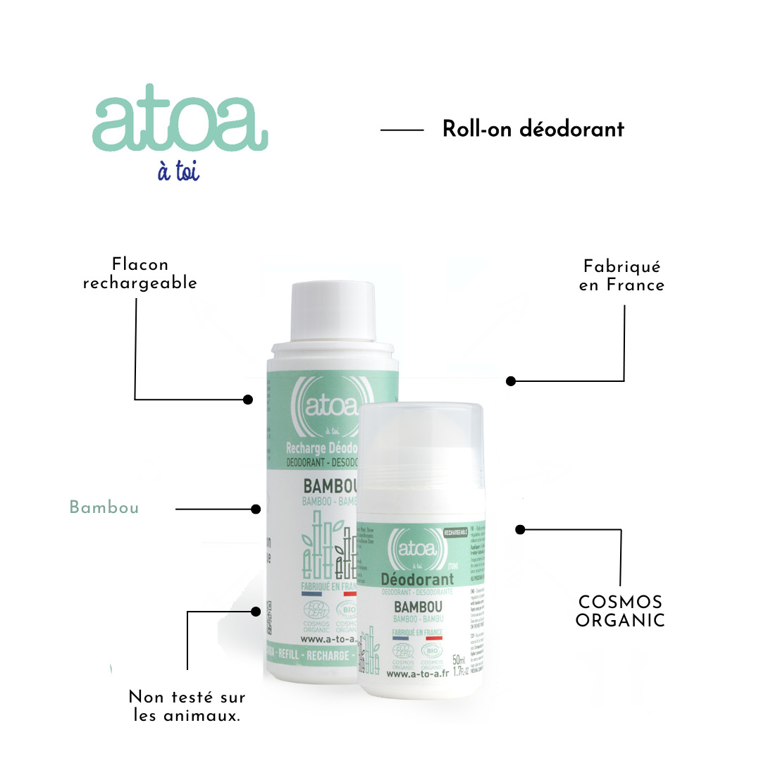 Roll-on déodorant Bambou