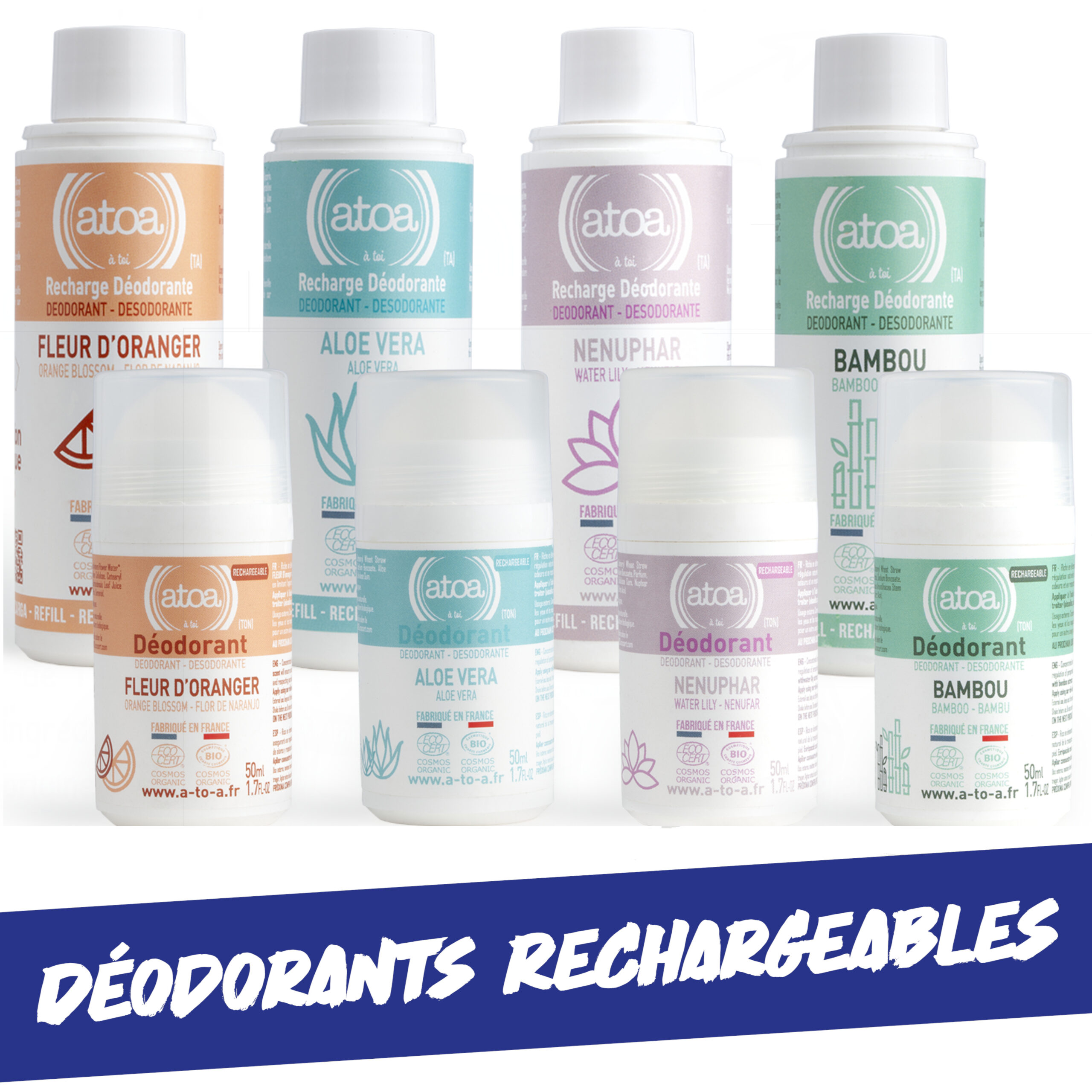 atoa-déodorant rechargeable