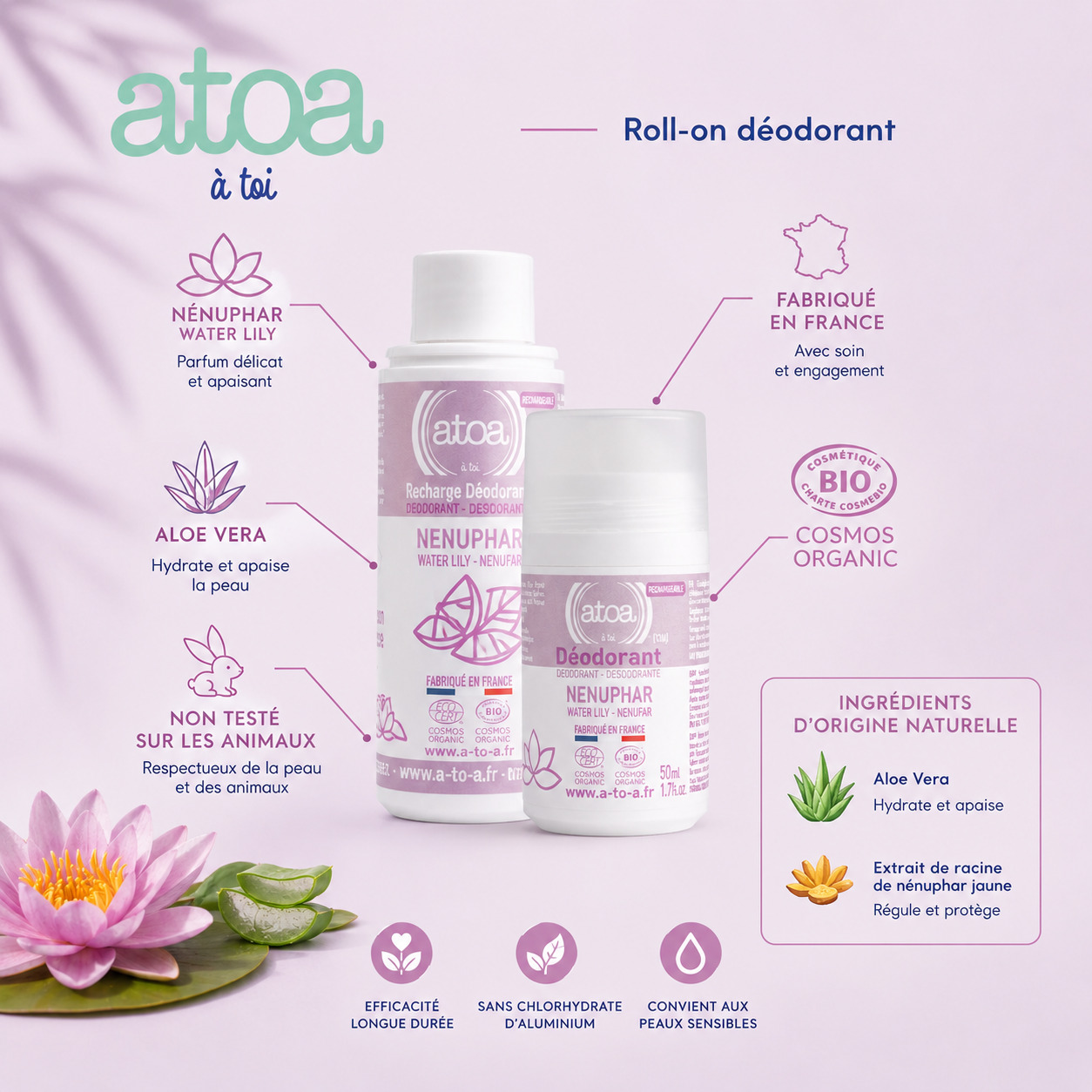 déodorant Nénuphar